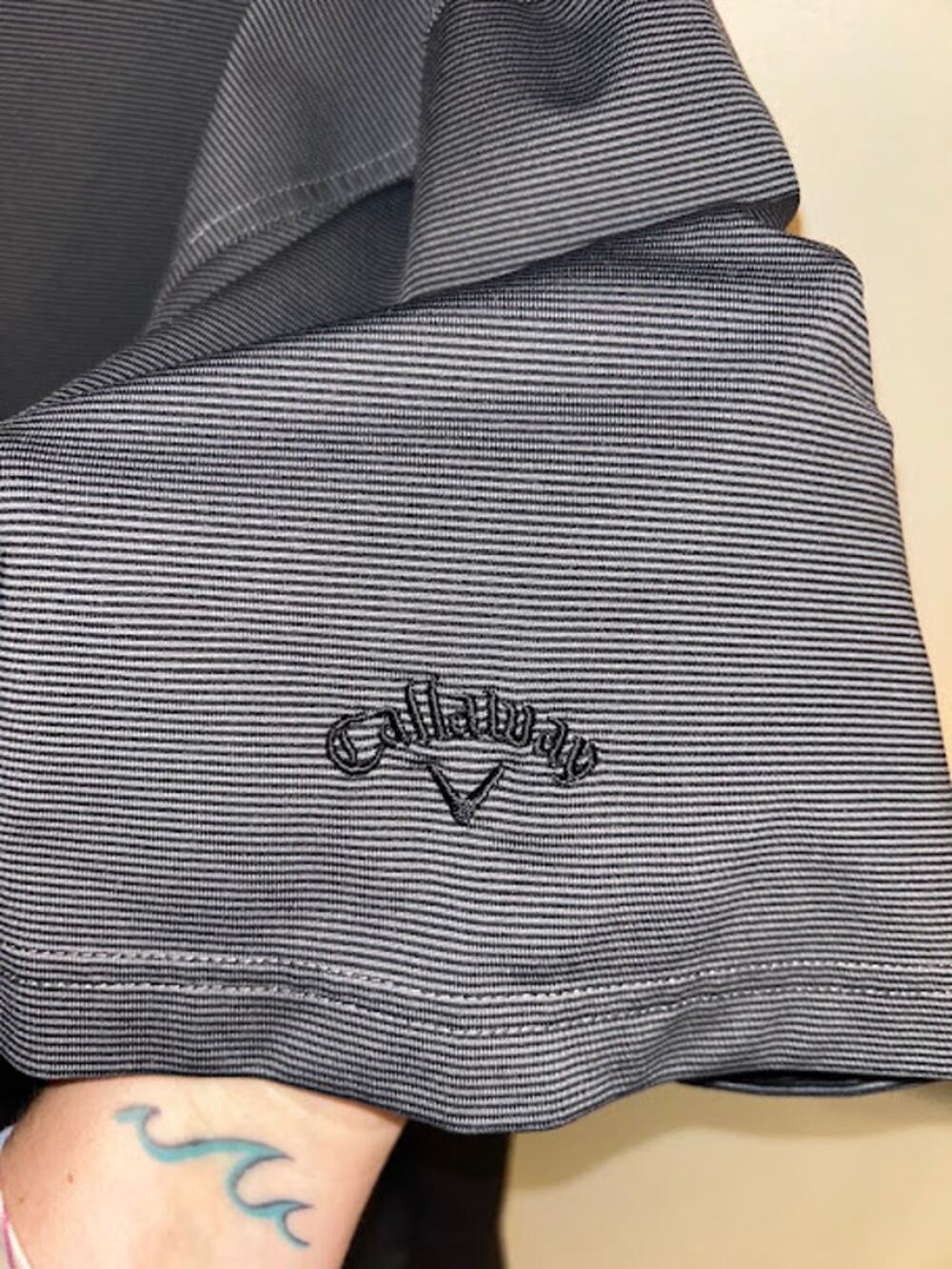 Callaway Golf Polo Shirt Men's 3X Gray Performance Short Sleeve